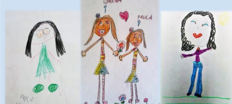 ¿Qué representan los niños con sus dibujos?